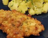 Sajtos-petrezselymes csirkemell recept fázis 2 fotója