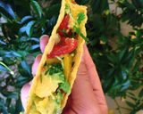 Hình bước làm 6 của món Tacos bò