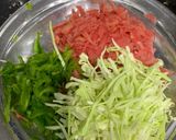 A picture of step 2 of Hot and sour soup.