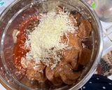 A picture of step 3 of Pull apart Pepperoni Pizza Bread.