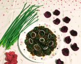 A picture of step 9 of Cabbage Manchurian.