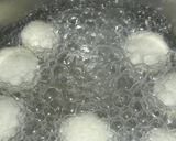 A picture of step 6 of Kala jamun Rasgulla fusion.