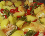 Foto del paso 6 de la receta: Patatas con bacalao con pimientos