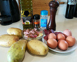 Foto del paso 1 de la receta: Puré de patatas con queso y tropezones