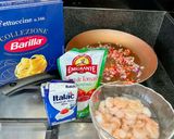 Foto del paso 1 de la receta: 🍝 Pasta con salsa de langostinos 🍤