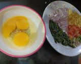 A picture of step 1 of Vegetable egg 🥚🍳.