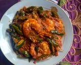 Foto langkah ke 6 dari resep Udang cabe ijo.