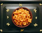 A picture of step 1 of Tomato Macroni.