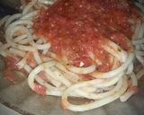 Foto del paso 1 de la receta: Fideos con salsa de tomate 🍅