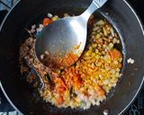 A picture of step 3 of Shalgam ka saag/ Turnip saag.