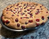 A picture of step 7 of Cranberry Orange Olive Oil Cake.