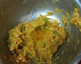 A picture of step 2 of Leftover dal with lauki fritters.