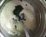A picture of step 2 of Paan coconut modak.