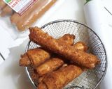 Foto langkah ke 5 dari resep Roti Isi Sosis Mozarela.