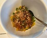🇰🇷🌱 Koreai fermentált jégcsapretek saláta (Danmuji Muchim, 단무지 무침) recept fázis 1 fotója