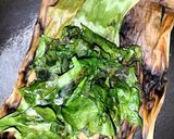 Foto langkah ke 1 dari resep Pecak bunga pisang + daun melinjo.