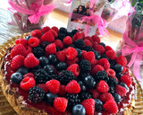 Foto del paso 12 de la receta: New York Cheesecake con frutas del bosque - tarta de cumpleaños 🎂