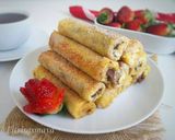 Foto langkah ke 7 dari resep Roti Tawar Goreng Pisang Nutella.