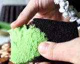 Foto langkah ke 15 dari resep Bolu ketan pandan kukus moist.