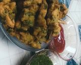 पालक के पकौड़े (Palak ke pakode recipe in Hindi) रेसिपी चरण 6 फोटो
