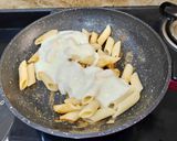 A picture of step 4 of White Sauce Pasta With A Twist.