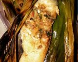 Foto langkah ke 8 dari resep Nasi bakar terimana (teri kemangi tuna) super pedassss.