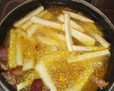 A picture of step 3 of Fried yam.