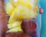 Foto langkah ke 1 dari resep Minty Pinaberry Smoothies.