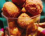 A picture of step 3 of Till Gulache Ladoo.