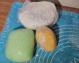 A picture of step 8 of Fondant lemon cake#fondant challenge.