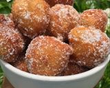 A picture of step 5 of Coconut puff puff.