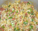 A picture of step 10 of Orange Chicken Macaroni.