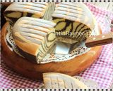 Foto langkah ke 12 dari resep Ogura Cake Zebra with Coconut Milk.