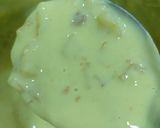 A picture of step 3 of Apple custard pudding.