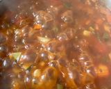 Une image de l'étape 6 de Soupe aux légumes, pois chiches et lardons.