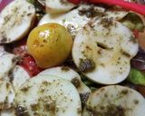 Lecsós 🐟🎏🐟hal-filé🌶️🍅🫑🧅🧄🥗 recept fázis 4 fotója
