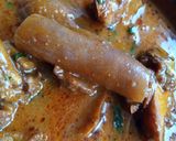 A picture of step 6 of Ogbono soup.