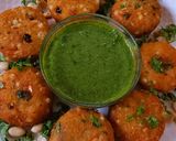 A picture of step 7 of Sabudana Vada.