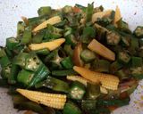 Foto langkah ke 6 dari resep Tumis Kecipir Okra.