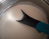 A picture of step 1 of Homemade cream cheese with powdered milk.