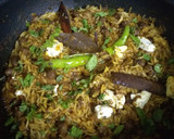 A picture of step 7 of Chhola paneer Pulao.