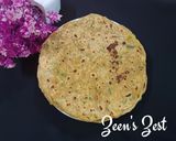 A picture of step 2 of Leek Rotis.
