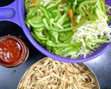 A picture of step 3 of Roti Noodles.