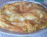 A picture of step 5 of Speck and brie frittata.