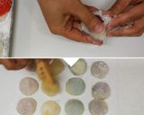 A picture of step 8 of Wagashi <Mock "Daifuku"cooked using microwave >.