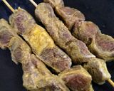 A picture of step 1 of Saucy Mutton boti.