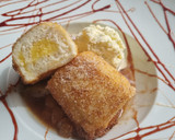 Foto del paso 5 de la receta: Rollitos de torrija con crema pastelera y compota de manzana