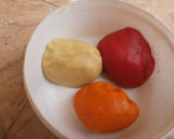 A picture of step 1 of Colored cookies.