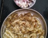 A picture of step 2 of Baingan Bharta (Vangyache bharit).