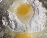 A picture of step 1 of Homemade egg pasta.